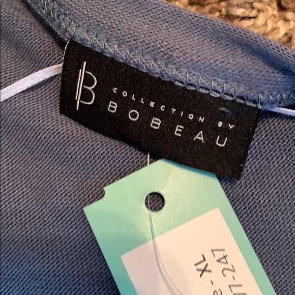 Blue cardigan with a mesh triangular back - Picture 3 of 3